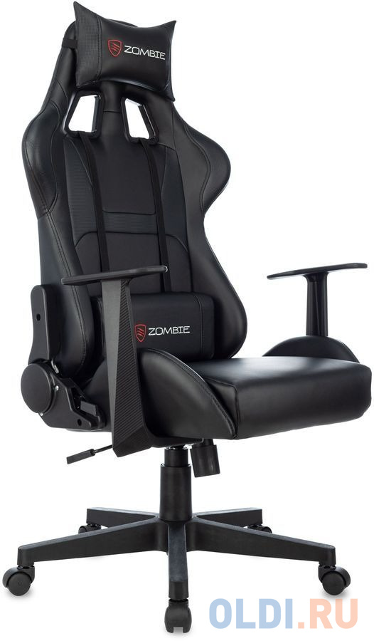 Кресло для геймеров Zombie Game Penta чёрный, размер 1260 х670 х 430 мм