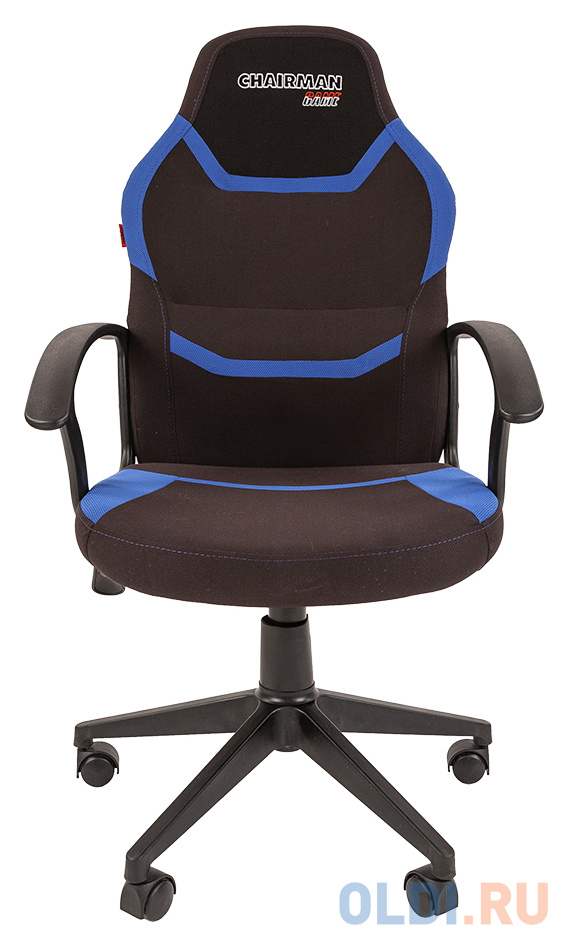 Кресло игровое Chairman GAME 9 NEW черно/синий кресло игровое chairman game 50 7115872 серый синий