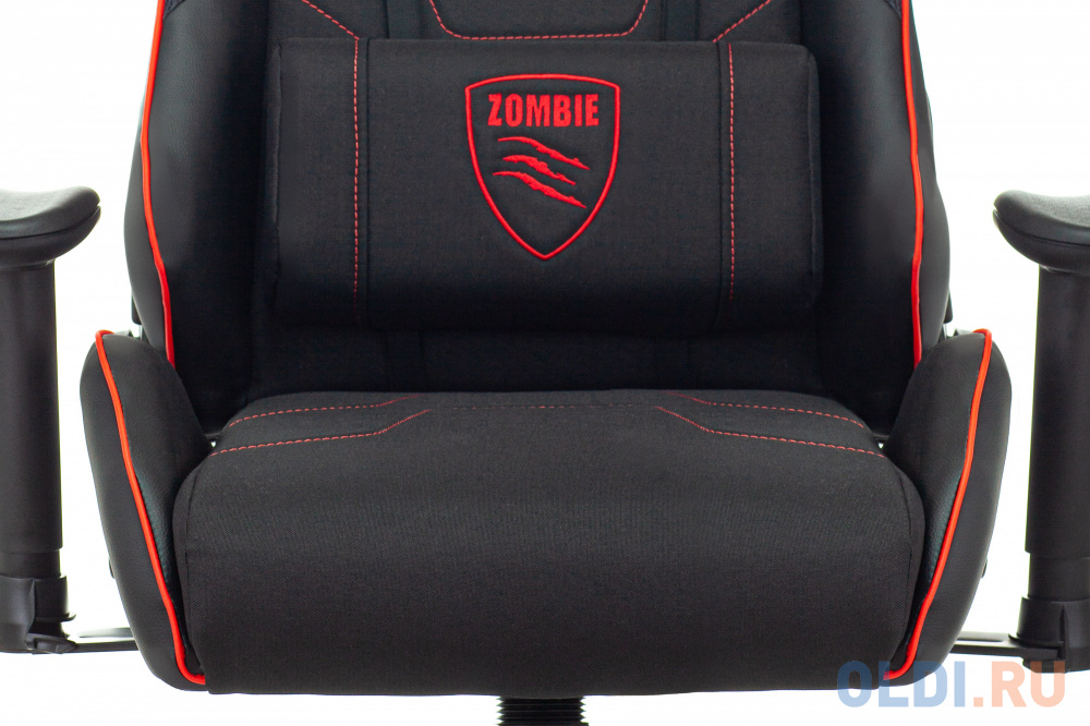 Кресло игровое Zombie Thunder 1 чёрный с красным