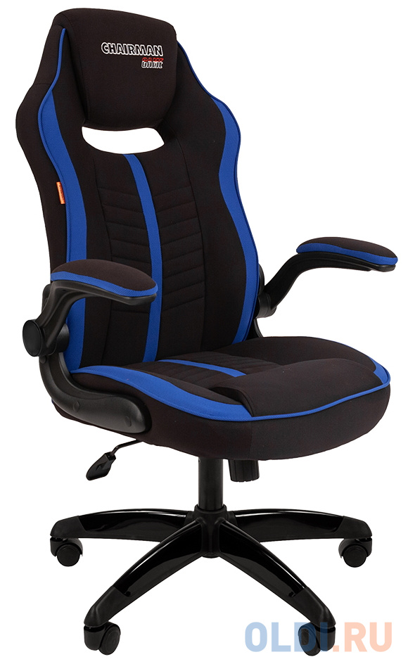 Кресло игровое Chairman GAME 19 (7069643) черно/синий gp agc310 игровое кресло agc310 g chair b org pu sponge 552244