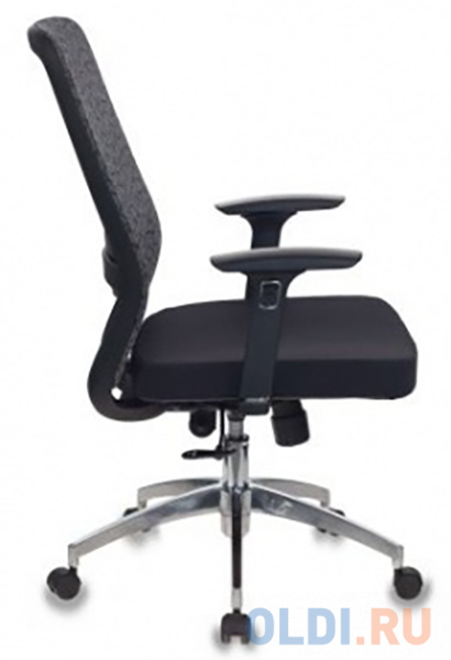 Кресло Бюрократ MC-715/KF-1/26-B01 серый KF-1 сиденье черный сетка/ткань крестовина алюминий фото
