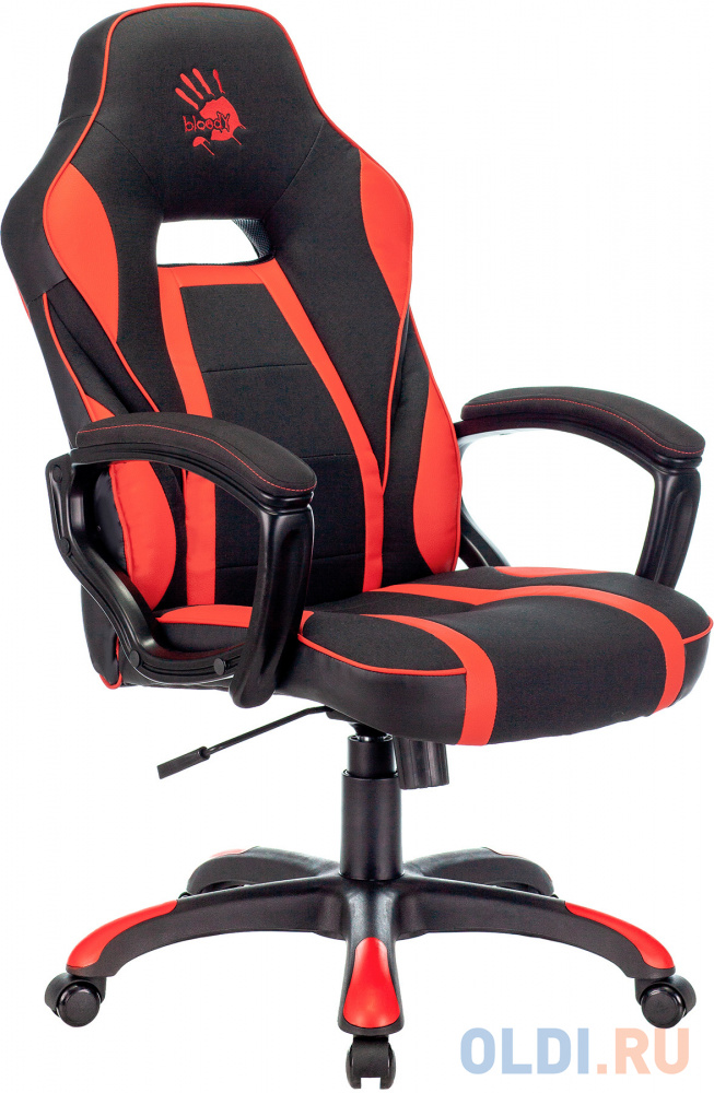 Кресло игровое A4TECH BLOODY GC-250 черный/красный, цвет черный/красный, размер 1125-1220х650х780 мм