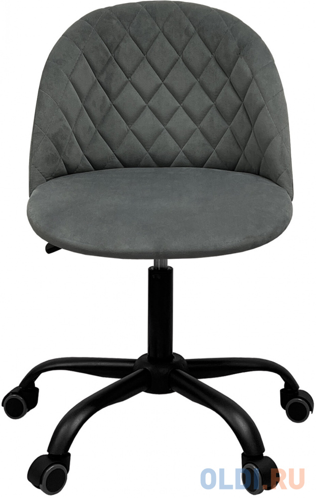 Кресло BRABIX Moon MG-074, велюр серый, пятилучие металлическое черное, 532773 flamingo колесо для грызунов металлическое