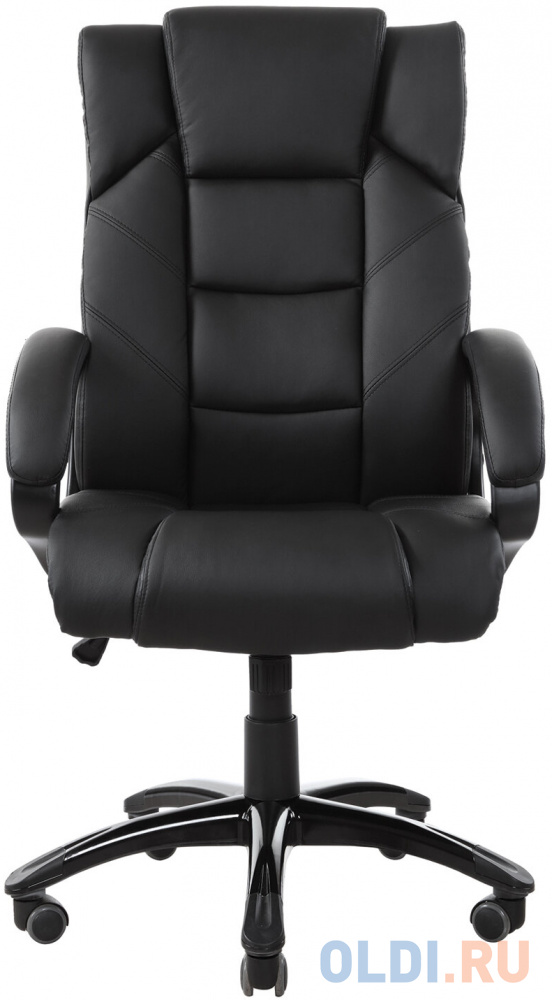 Кресло офисное BRABIX "Bliss MS-004", 6 массажных модулей, экокожа, черное, 532522