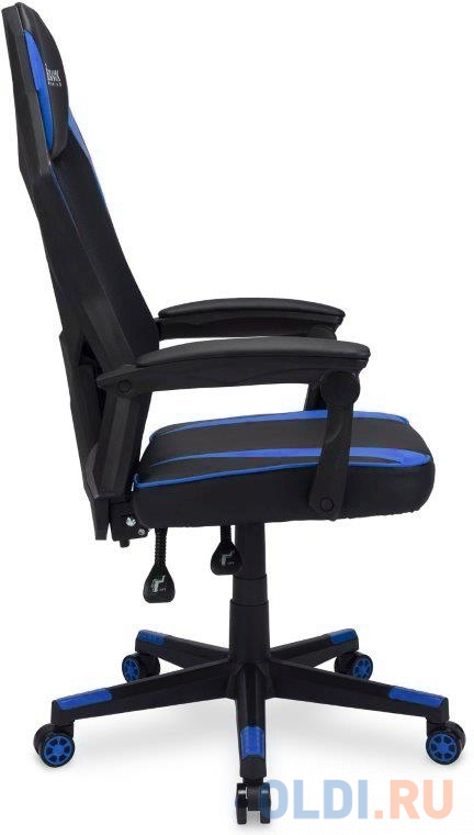Кресло игровое Оклик -121G черный/синий сиденье черный/синий искусст.кожа/сетка с подголов. крестов. пластик черный 1987637 - фото 7