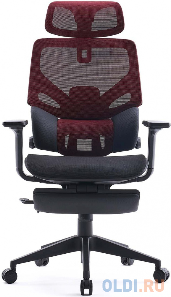 Кресло Cactus CS-CHR-MC01-RDBK красный сиденье черный - фото 2