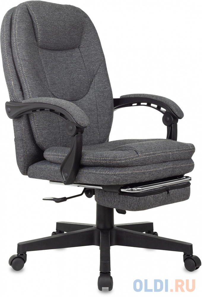 Кресло руководителя Бюрократ CH-868MSG-F серый 3C1 крестов. пластик подст.для ног CH-868MSG-F/3C1 - фото 1