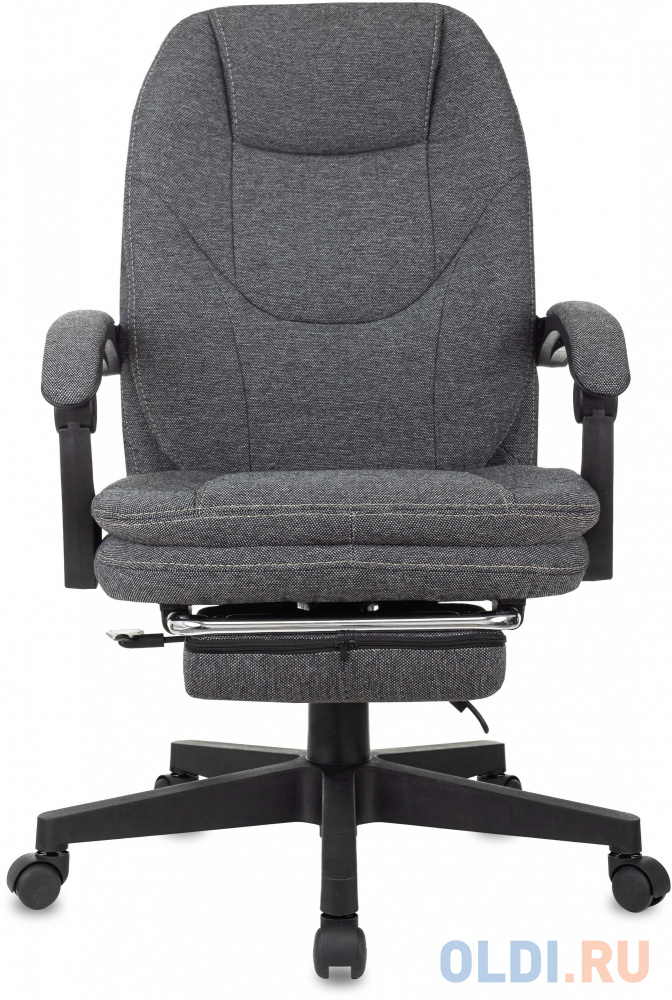 Кресло руководителя Бюрократ CH-868MSG-F серый 3C1 крестов. пластик подст.для ног CH-868MSG-F/3C1 - фото 2