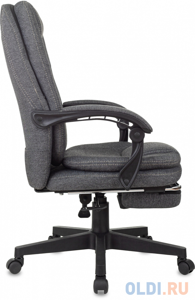 Кресло руководителя Бюрократ CH-868MSG-F серый 3C1 крестов. пластик подст.для ног CH-868MSG-F/3C1 - фото 3