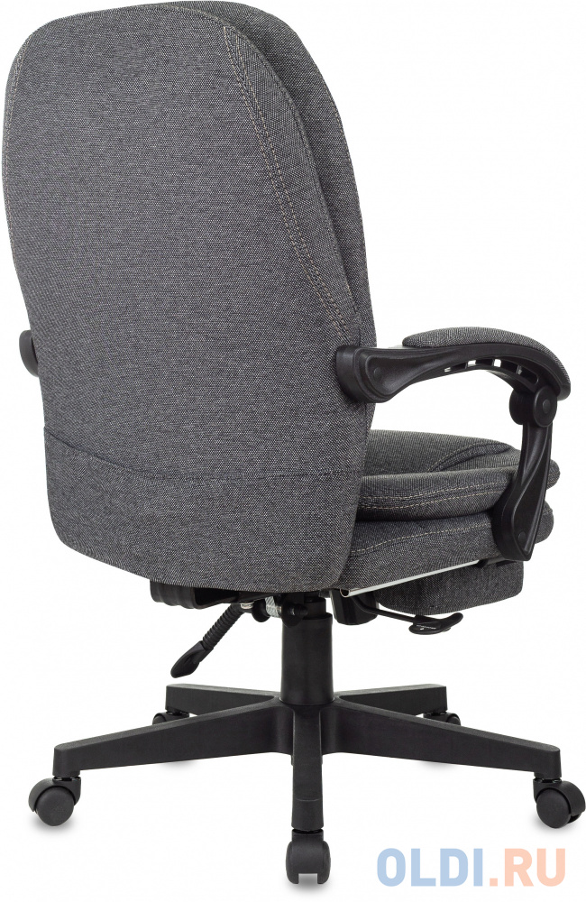 Кресло руководителя Бюрократ CH-868MSG-F серый 3C1 крестов. пластик подст.для ног CH-868MSG-F/3C1 - фото 4