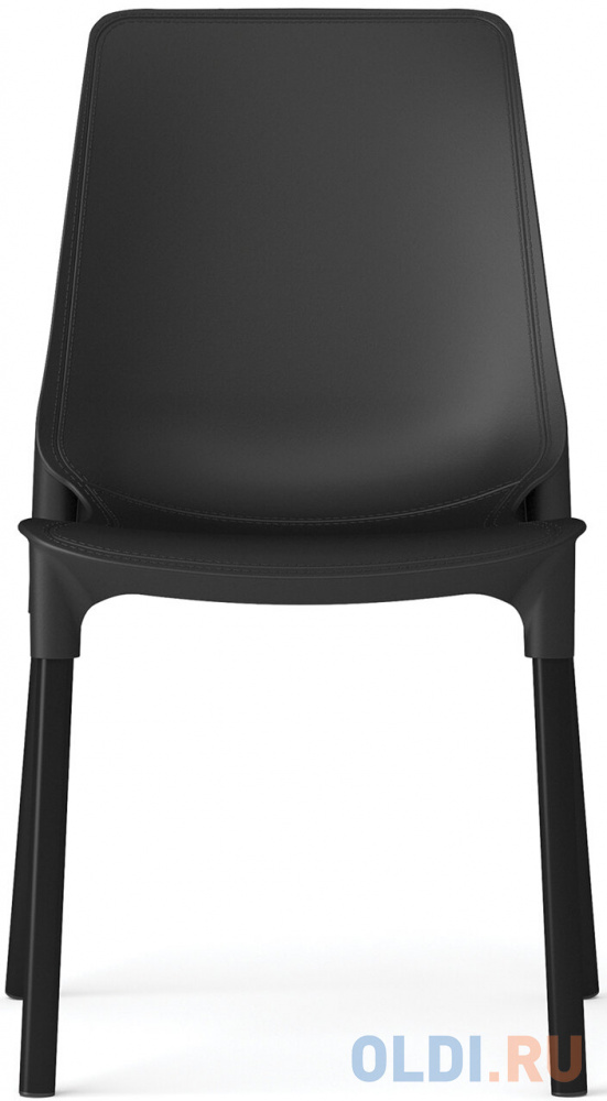 Стул для столовых, кафе, дома SHT-S75, черный металлический каркас, пластик черный 532792 - фото 2