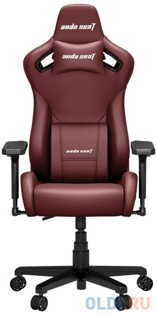 Кресло игровое Anda Seat Kaiser Frontier, цвет бордовый, размер M (90кг), материал ПВХ (модель AD12) - AD12Y-12-AB-PV