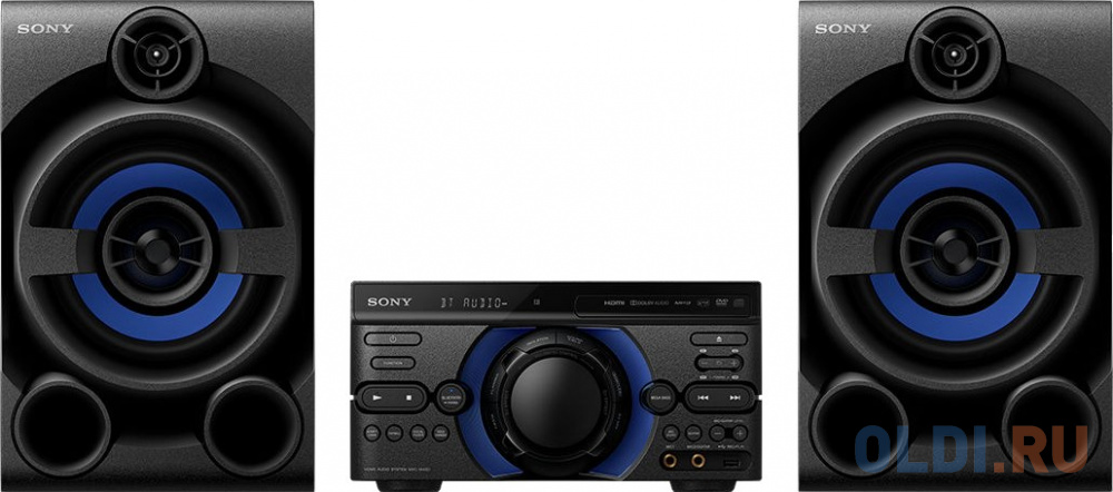 Минисистема Sony MHC-M40D черный/CD/CDRW/DVD/DVDRW/FM/USB/BT