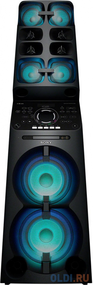 Минисистема Sony MHC-V90DW черный 2000Вт/CD/CDRW/DVD/DVDRW/FM/USB/BT минисистема sony mhc v43d cd cdrw dvd dvdrw fm usb bt