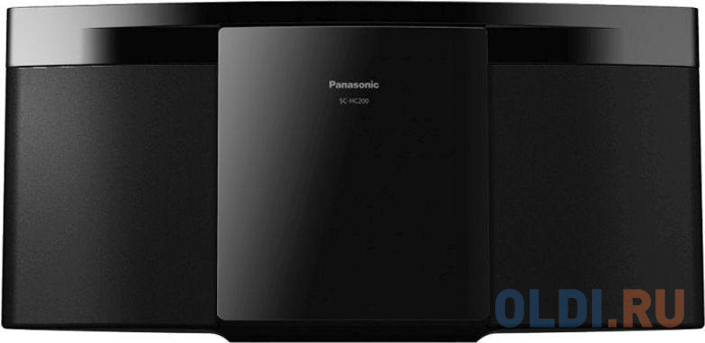 Микросистема Panasonic SC-HC200EE-K черный 20Вт/CD/CDRW/FM/USB/BT