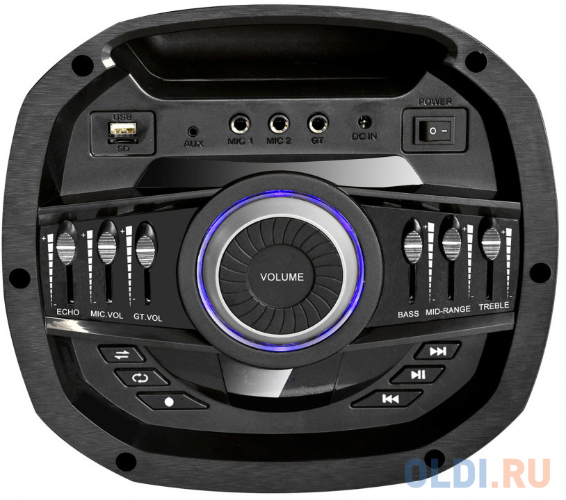 

Минисистема Hyundai H-MC280 черный 500Вт/FM/USB/BT