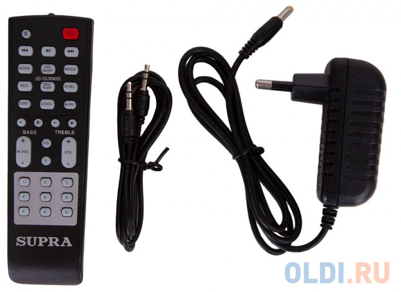 Минисистема Supra SMB-770 черный 500Вт FM USB BT SD фото