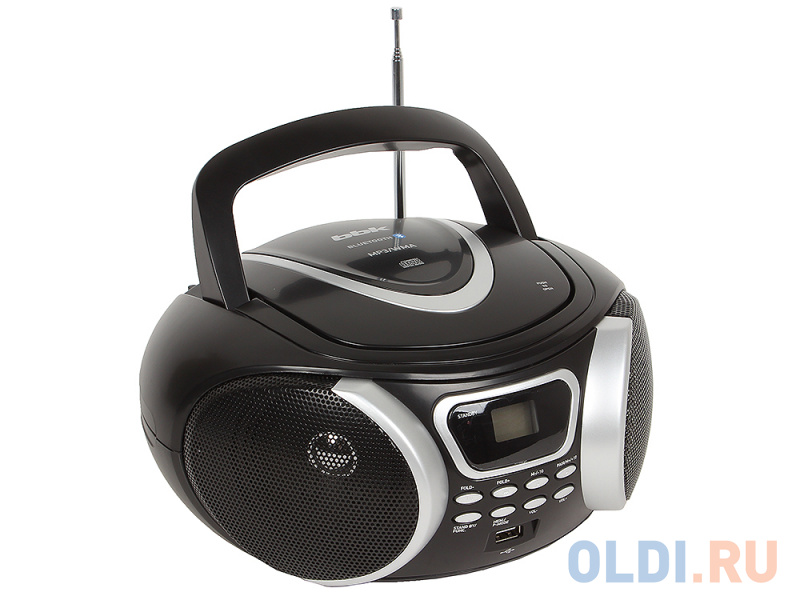 

Аудиомагнитола BBK BX170BT черный/серебро