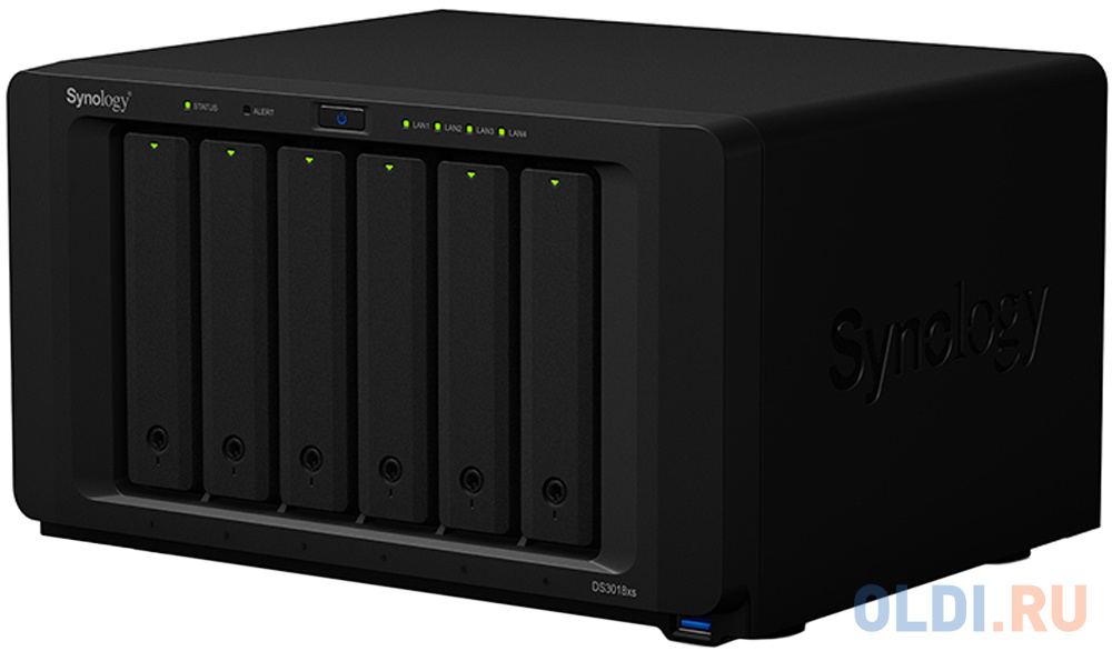 

Сетевое хранилище Synology DS1618+ 16x2,5 / 3,5