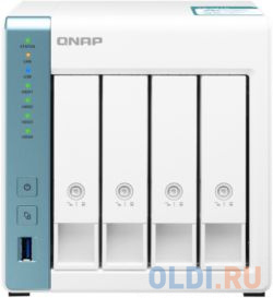 Сетевое хранилище NAS Qnap TS-431K 4-bay сетевое хранилище nas qnap ts 432pxu 2g 4 bay
