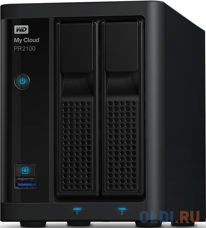 Сетевое хранилище WD My Cloud Pro PR2100 WDBVND0080JBK-EEUE