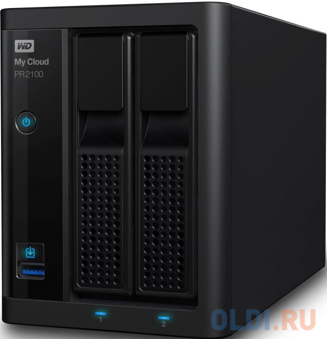 

Сетевое хранилище WD My Cloud Pro PR2100 WDBVND0040JBK-EEUE