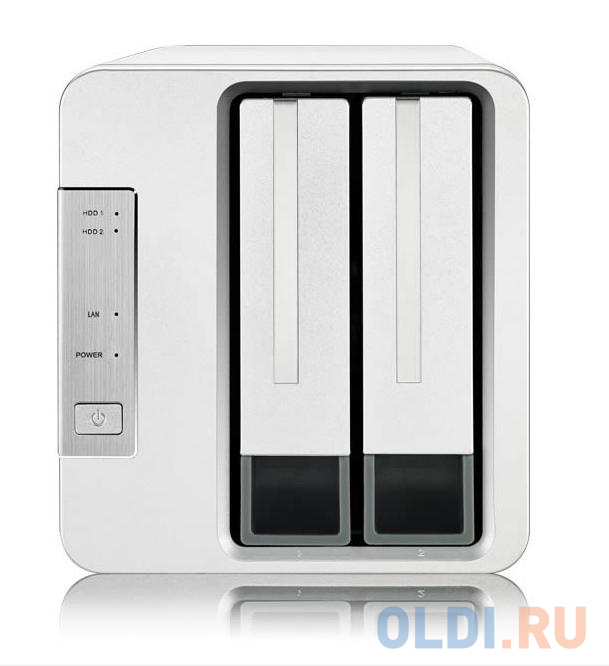 

TerraMaster F2-210 tower NAS QC1,4GhzCPU/1Gb/RAID0,1,JBOD/up to 2 Hot Swap HDDs SATA(3,5' or 2,5')/2xUSB3.0/1xGigEth RJ-45/iSCSI/1xPS/2YW