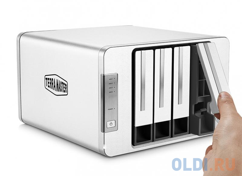 TerraMaster D5-300 DAS tower 2xHDDs RAID0,1,10,5,JBOD/up to 5 HDDs SATA(3,5' or 2,5')/1xUSB3.1 Type-C gen1/1xPS/2YW TerraMaster D5-300 DAS tower 2xHDDs RAID0,1,10,5,JBOD/up to 5 HDDs SATA(3,5' or 2,5')/1xUSB3.1 Type-C gen1/1xPS/2YW фото