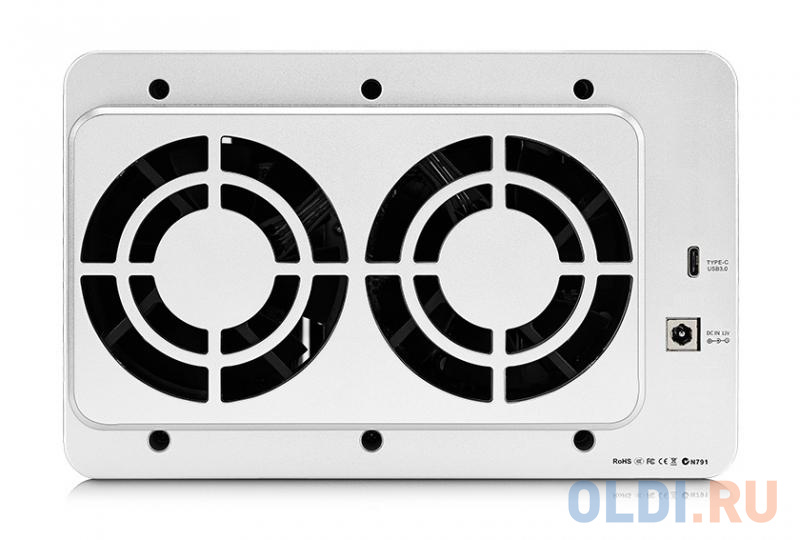 TerraMaster D5-300 DAS tower 2xHDDs RAID0,1,10,5,JBOD/up to 5 HDDs SATA(3,5' or 2,5')/1xUSB3.1 Type-C gen1/1xPS/2YW TerraMaster D5-300 DAS tower 2xHDDs RAID0,1,10,5,JBOD/up to 5 HDDs SATA(3,5' or 2,5')/1xUSB3.1 Type-C gen1/1xPS/2YW фото