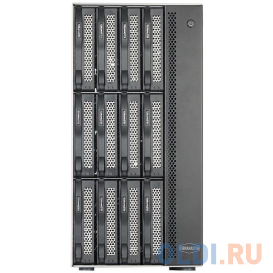 TerraMaster T12-423 tower NAS QC2,0(2,9) GhzCPU/8Gb(32)/RAID0,1,10,5,6,JBOD/up to 12 Hot Swap HDDs SATA(3,5' or 2,5')/2xM.2 2280 NVMe PCI-E3