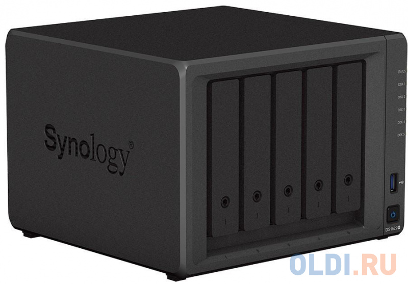 СХД настольное исполнение 5BAY NO HDD USB3 DS1522+ SYNOLOGY фото