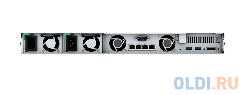 СХД стоечное исполнение 4BAY 1U NO HDD RS822RP+ SYNOLOGY фото
