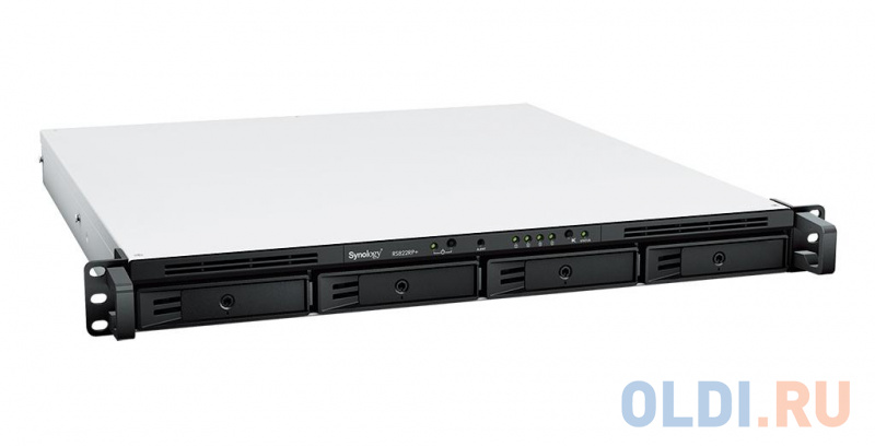 СХД стоечное исполнение 4BAY 1U NO HDD RS822RP+ SYNOLOGY фото