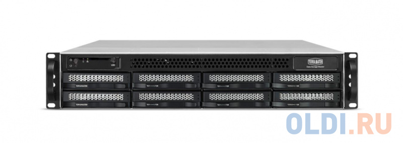 

TerraMaster U8-423 Rack 2U NAS QC2,0 (2,9)GhzCPU/4Gb(32)/RAID0,1,10,5,6,JBOD/up to 8 Hot Swap HDDs SATA(3,5' or 2,5')/1xM.2 2280 NVMe PCI-E3