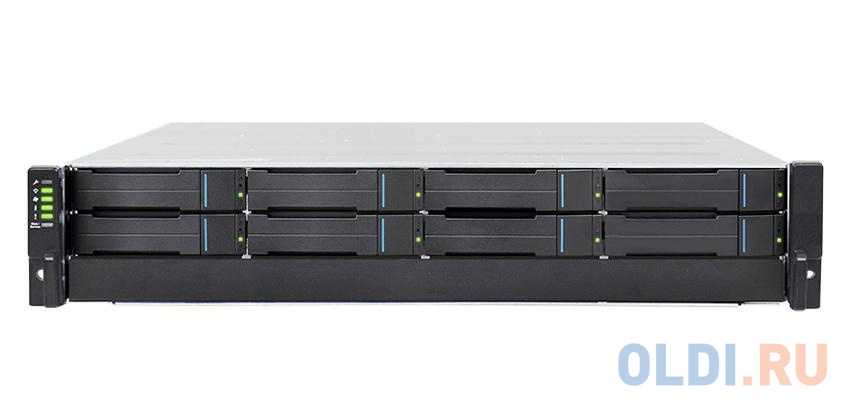 EonStor GSe Pro 3000 2U/8bay,single subsystem ,4x1G iSCSI ports,1xUSB 3.0,2xhos board,1x4GB RAM,2x(PSU+FAN),8xSATA SFF/LFF,1xRail kit(GSe Pro 3008RP-C eonstor ds3012ruc000c 8u30 12x3 5 2u high iops dual redundant controller incl 2x4gb cache 8x1gbe rj 45 iscsi 4 free host board slots 2x12gb