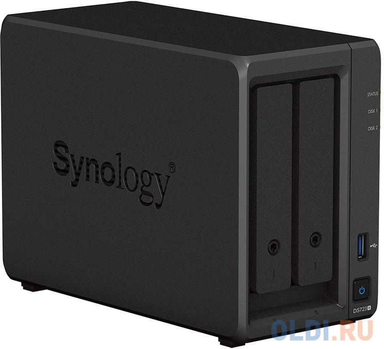 Сетевое хранилище Synology DS723+, размер 166x106x223 мм - фото 4