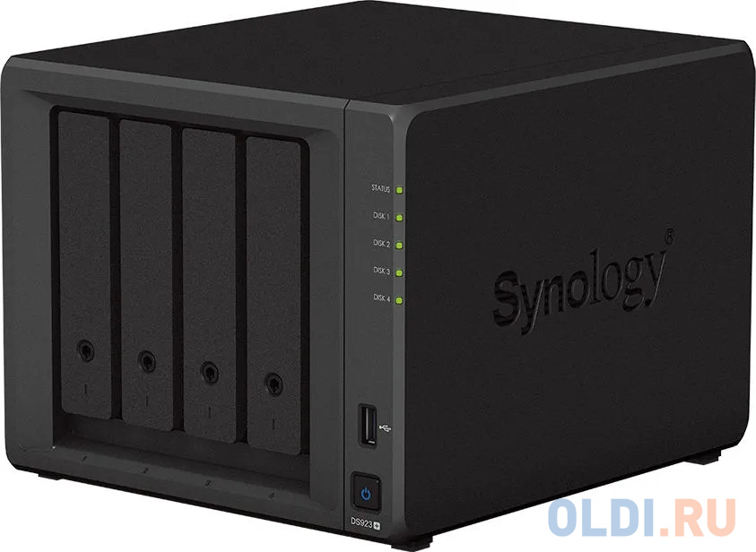 Сетевое хранилище Synology DS923+, размер 19.9х16.6х22.3 см - фото 1
