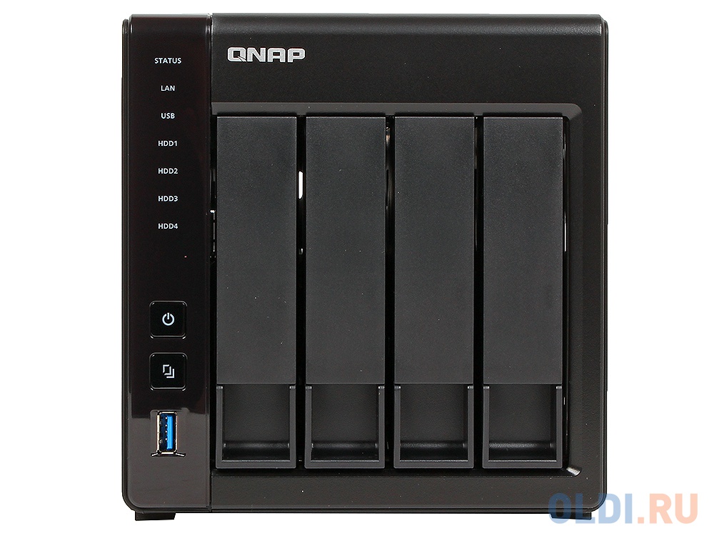 Сетевое хранилище QNAP TS-451+-2G 4 отсека для жестких дисков TS-451+-2G - фото 2