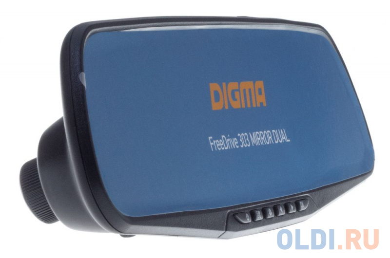 Видеорегистратор Digma FreeDrive 303 MIRROR DUAL черный 1.3Mpix 1080x1920 1080p 120гр. GP2248