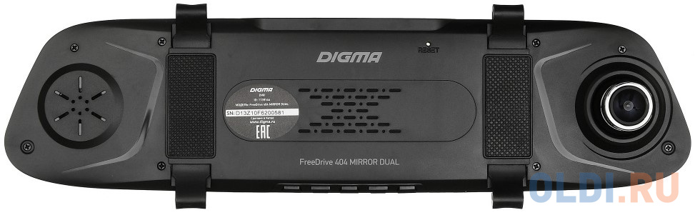 Видеорегистратор Digma FreeDrive 404 MIRROR DUAL черный 2Mpix 1080x1920 1080p 170гр. GP6248 видеорегистратор  vue dr770х 1ch 2 1mpix 1920x1080 1080p 139гр gps карта в комплекте 64gb sigmastar ssc8629q
