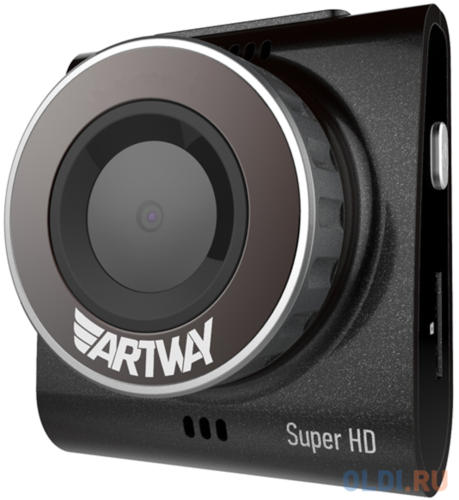 

Видеорегистратор Artway AV-711 черный 3Mpix 1296x2304 1296p 120гр. Ambarella A7LA50
