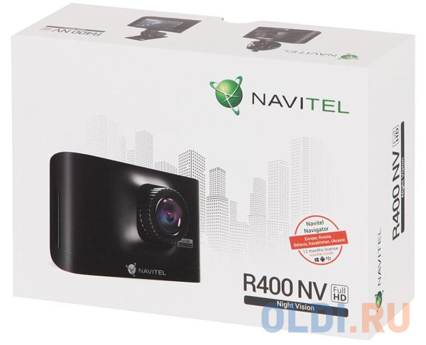 Видеорегистратор Navitel R400 NV черный 12Mpix 1080x1920 1080p 120гр. MSC8336 от OLDI