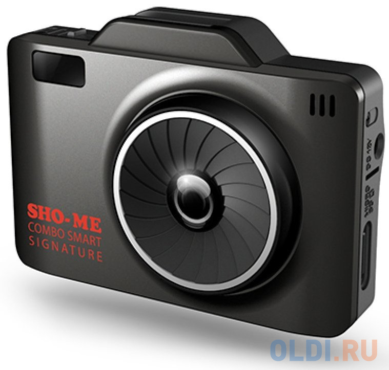 

Видеорегистратор Sho-Me Combo Smart Signature 2.31" 1920x1080 135° G-сенсор microSD microSDHC с радар-детектором
