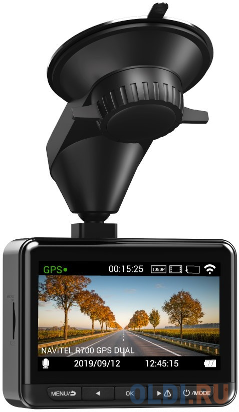 Видеорегистратор Navitel R700 GPS DUAL черный 1080x1920 1080p 170гр. GPS MSTAR AIT8339 от OLDI