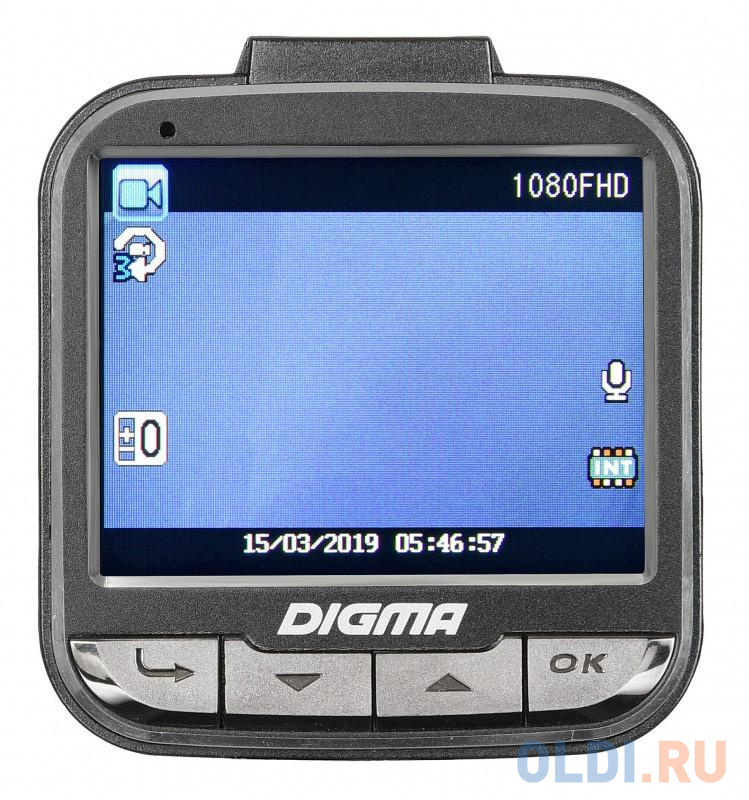 Видеорегистратор Digma FreeDrive 206 Night FHD черный 2Mpix 1080x1920 1080p 170гр. GP5168 от OLDI