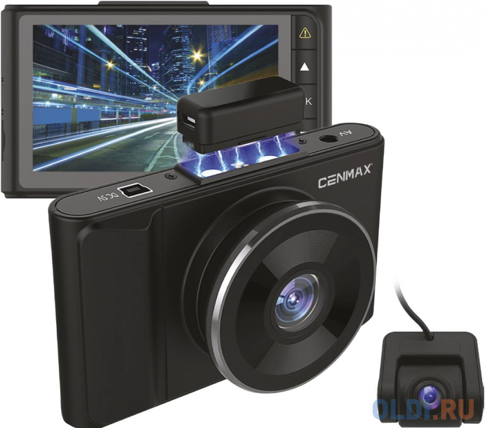 Видеорегистратор Cenmax FHD-550 черный 12Mpix 1080x1920 1080p 170гр. GP6248
