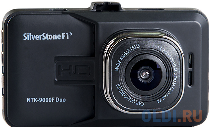 Видеорегистратор Silverstone F1 NTK-9000F Duo 3&quot; 320x240 120° microSD microSDHC датчик движения USB HDMI черный от OLDI
