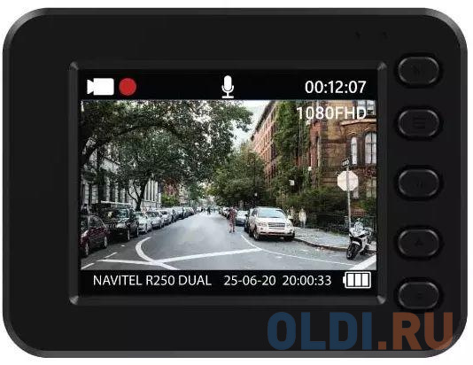 Видеорегистратор Navitel R250 DUAL DVR черный 1Mpix 1080x1920 1080p 140гр. AC5401 фото
