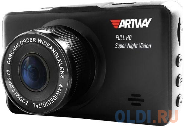 Видеорегистратор Artway AV-396 Super Night Vision черный 2Mpix 1080x1920 1080i 170гр