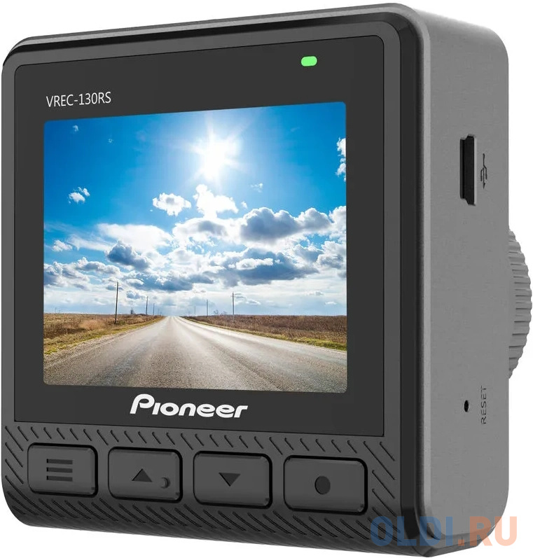 Видеорегистратор Pioneer VREC-130RS черный 1080x1920 1080p 132гр. MSTAR MSC8336, размер 60.2 х 59.5 х 32.1 мм - фото 2